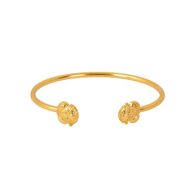 Pulsera de Aro Rana de Bolas Tairona