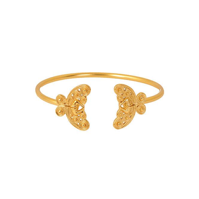 Pulsera de Aro Nariguera Mariposa Tairona