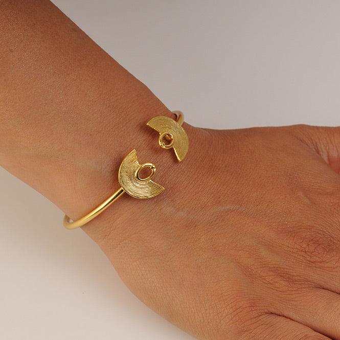 Pulsera de Aro Nariguera Filigrana Lisa Sinú