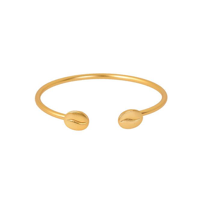 Pulsera de Aro Grano de Café