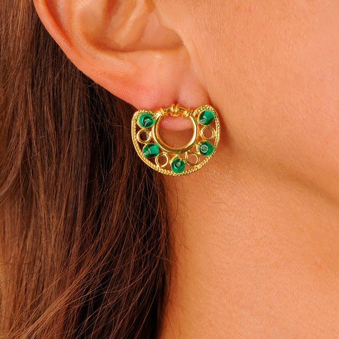 Arete Pequeño Nariguera Círculos