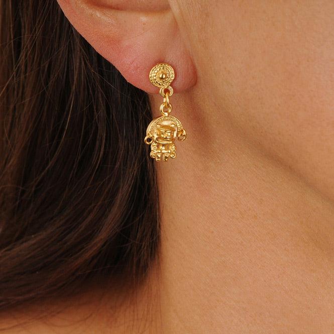 Arete Zoomorfo con Aretes Tairona