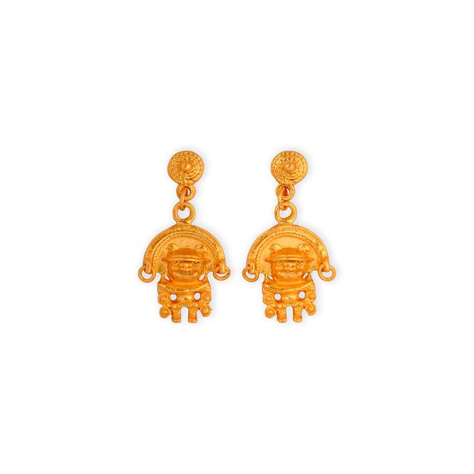 Arete Zoomorfo con Aretes Tairona