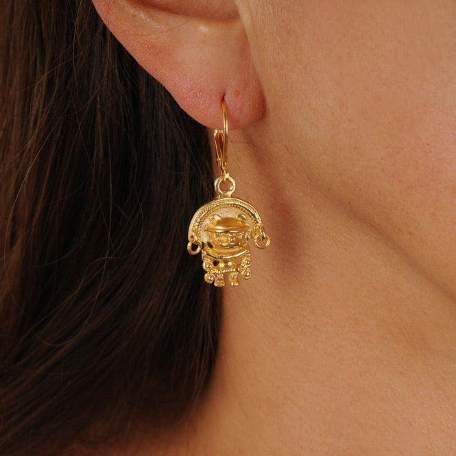 Arete Zoomorfo con Aretes Tairona