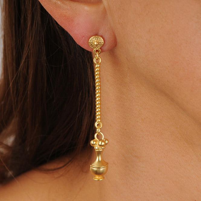 Arete Largo Poporo Quimbaya