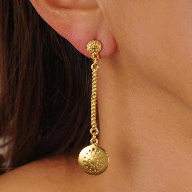 Arete Largo Pectoral Muisca