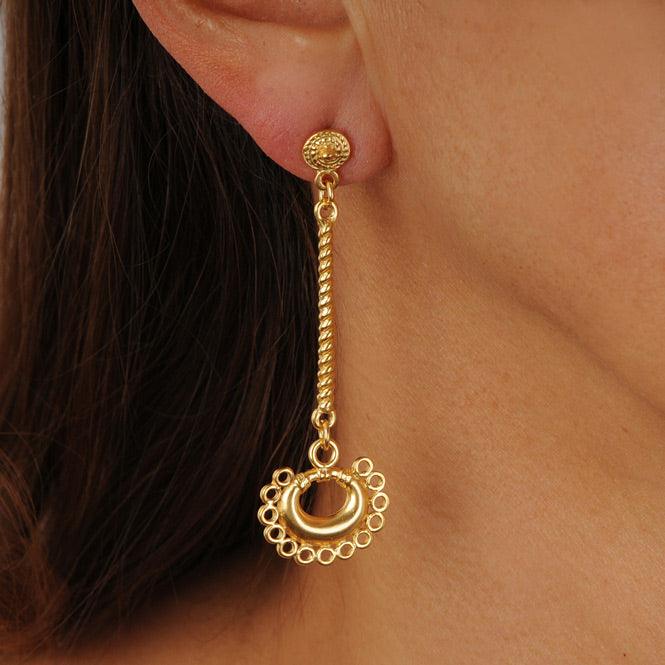Arete Largo Nariguera Trece Aros Tairona