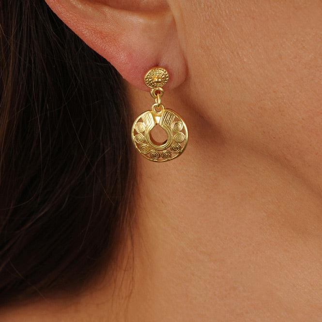 Arete Nariguera de Círculos Quimbaya