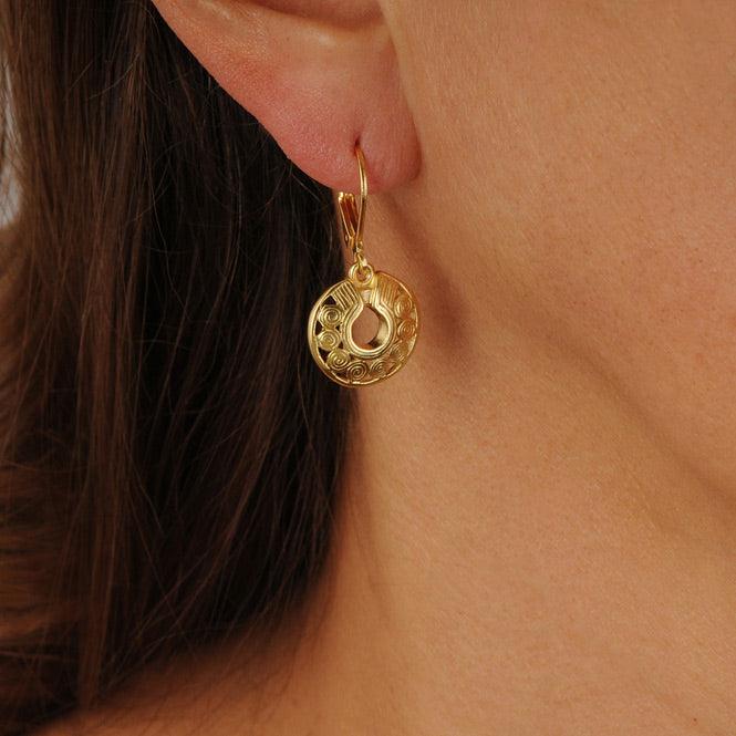 Arete Nariguera de Círculos Quimbaya