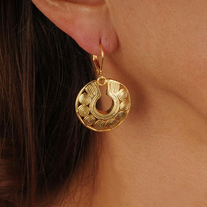 Arete Nariguera de Círculos Quimbaya