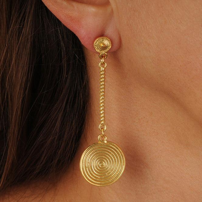 Arete Largo Pectoral Quimbaya