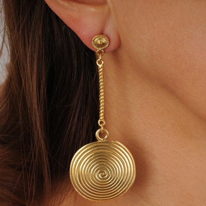 Arete Largo Pectoral Quimbaya
