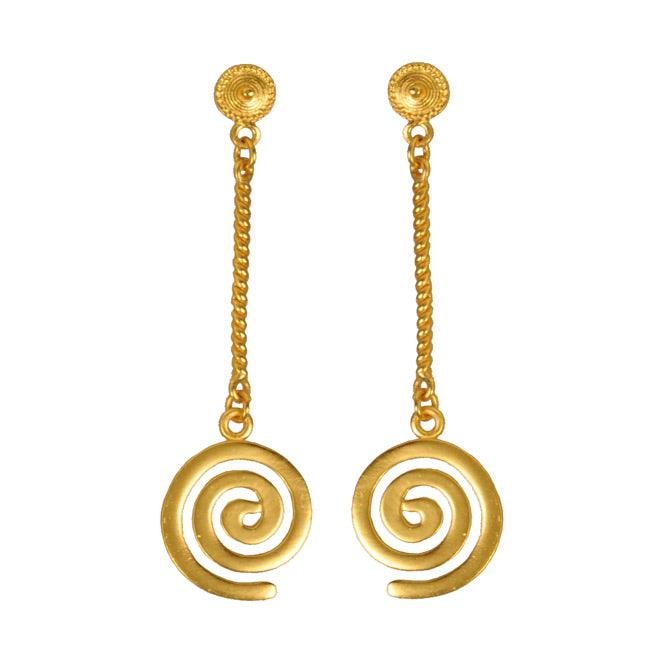 Arete Largo Espiral Quimbaya