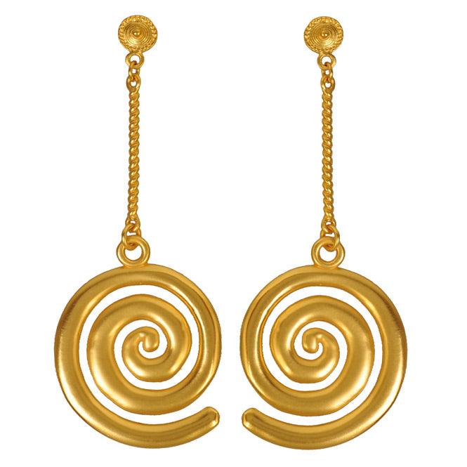 Arete Largo Espiral Quimbaya