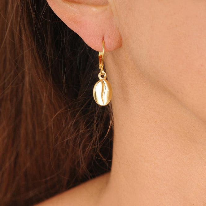 Arete Pequeño Grano de Café