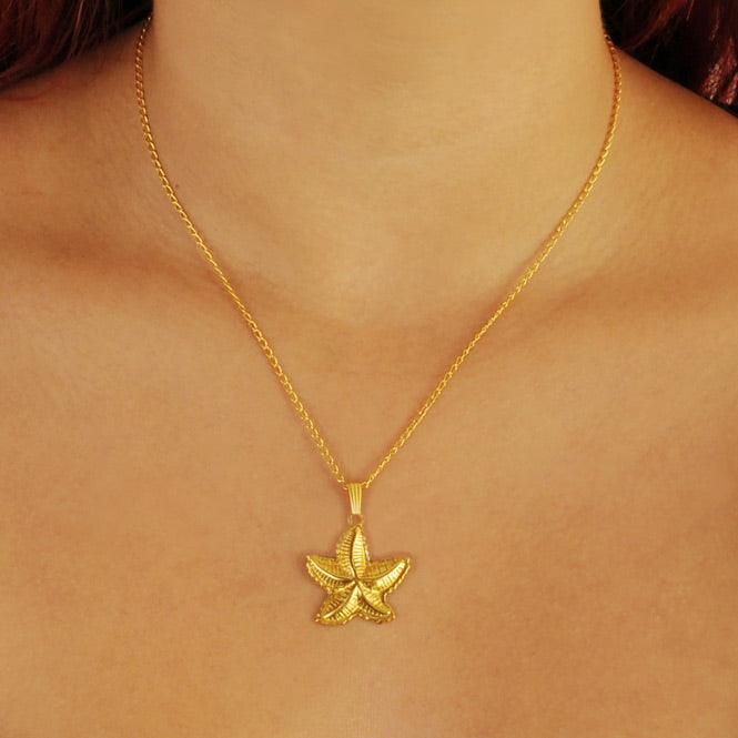 Cadena Y Dije Estrella De Mar Mediana