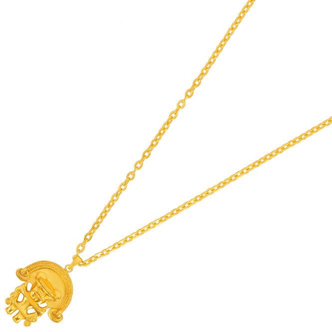 Cadena Larga Zoomorfo con Aretes Tairona