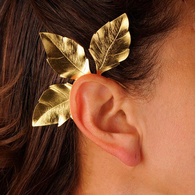Arete Orejera Hojas Edén