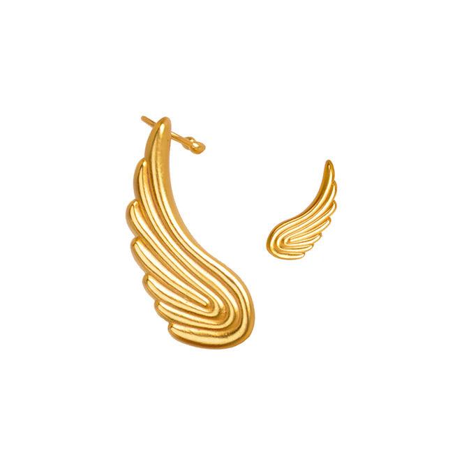Ear Cuff Y Arete Ala Renacer