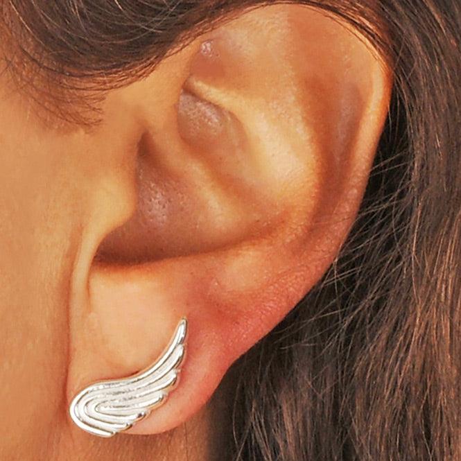 Ear Cuff Y Arete Ala Renacer
