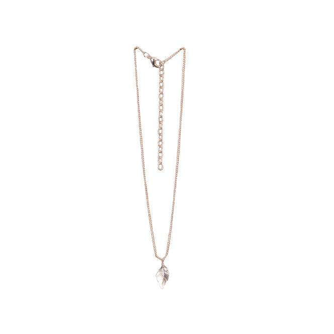 Cadena Choker Y Dije Hoja Edén