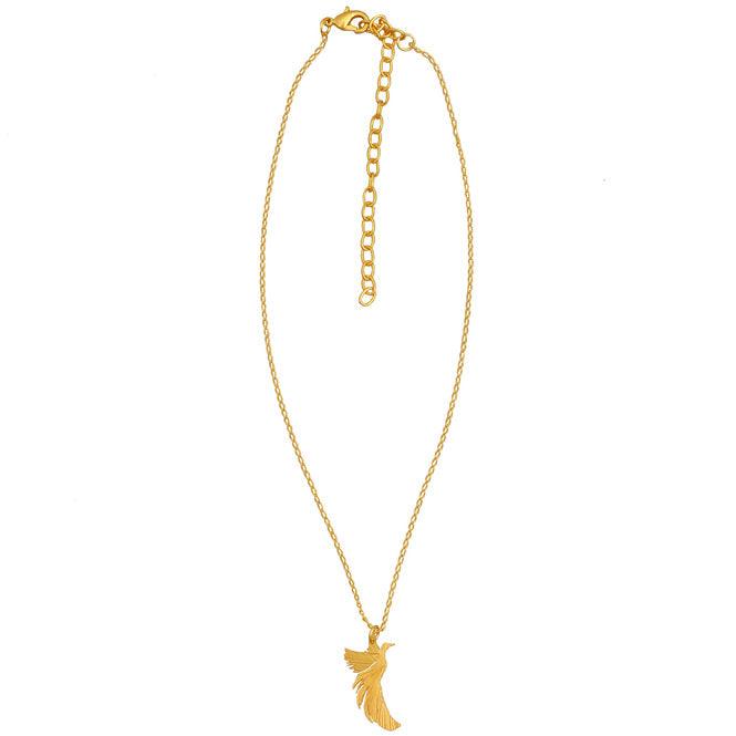 Cadena Choker Ave Fénix Resiliencia