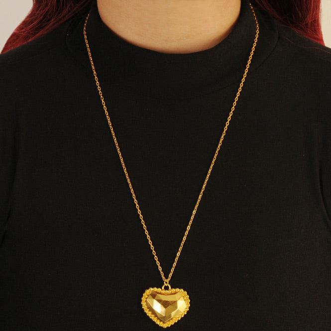 Cadena Larga Corazón Resiliente