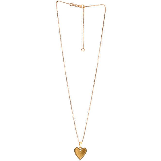 Cadena Y Dije Corazón Borde