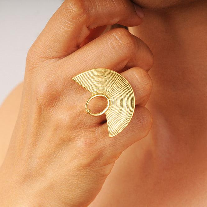 Anillo Nariguera Filigrana Lisa Sinú