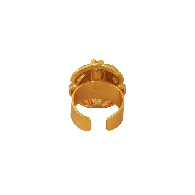 Anillo Rana Lisa una Trenza Tairona