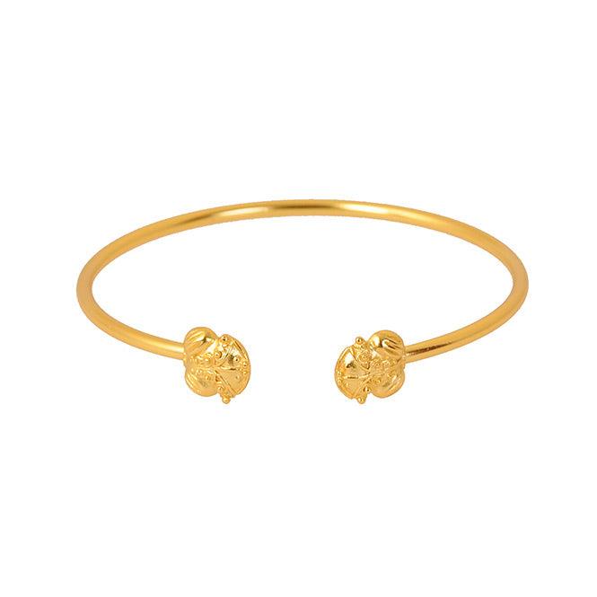 Pulsera de Aro Rana de Bolas Tairona