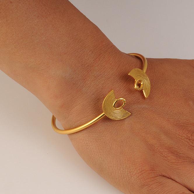 Pulsera de Aro Nariguera Filigrana Lisa Sinú