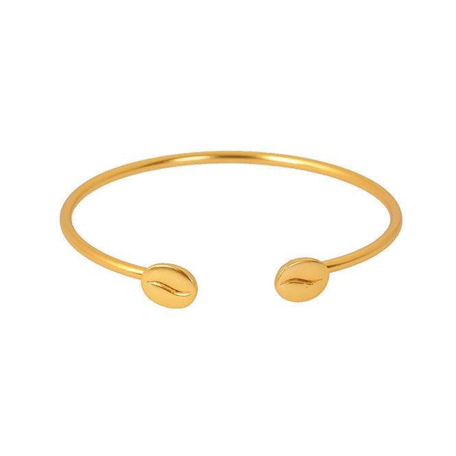 Pulsera de Aro Grano de Café