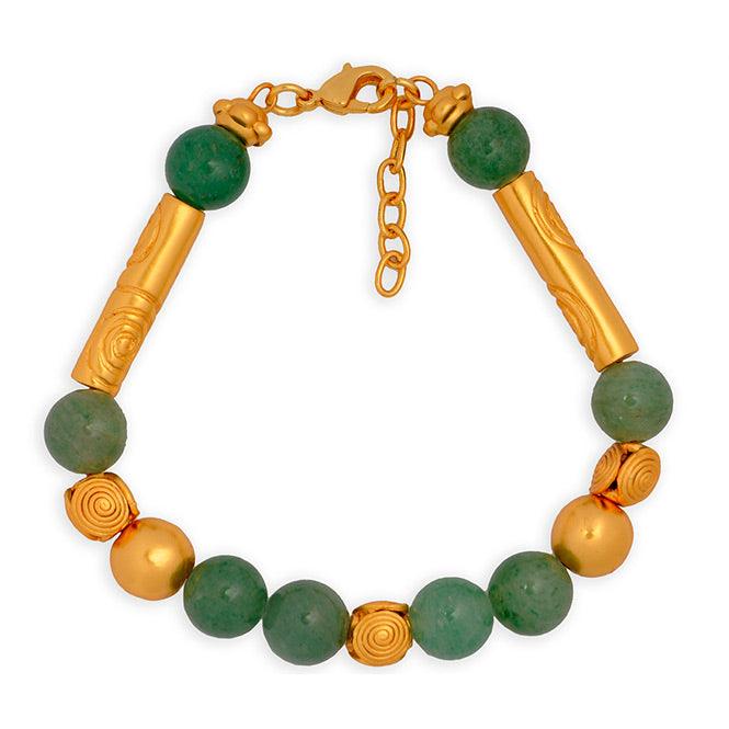 Pulsera Piedra Semipreciosa Aventurina 10mm