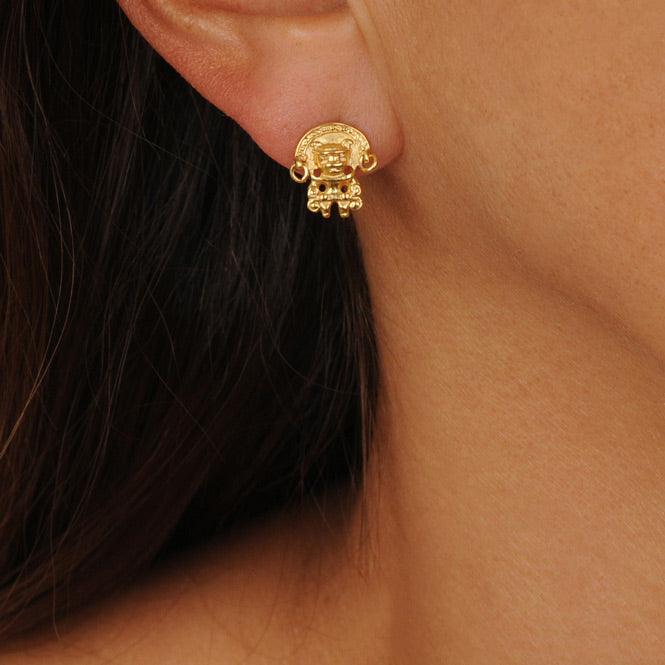 Topo Zoomorfo con Aretes Tairona